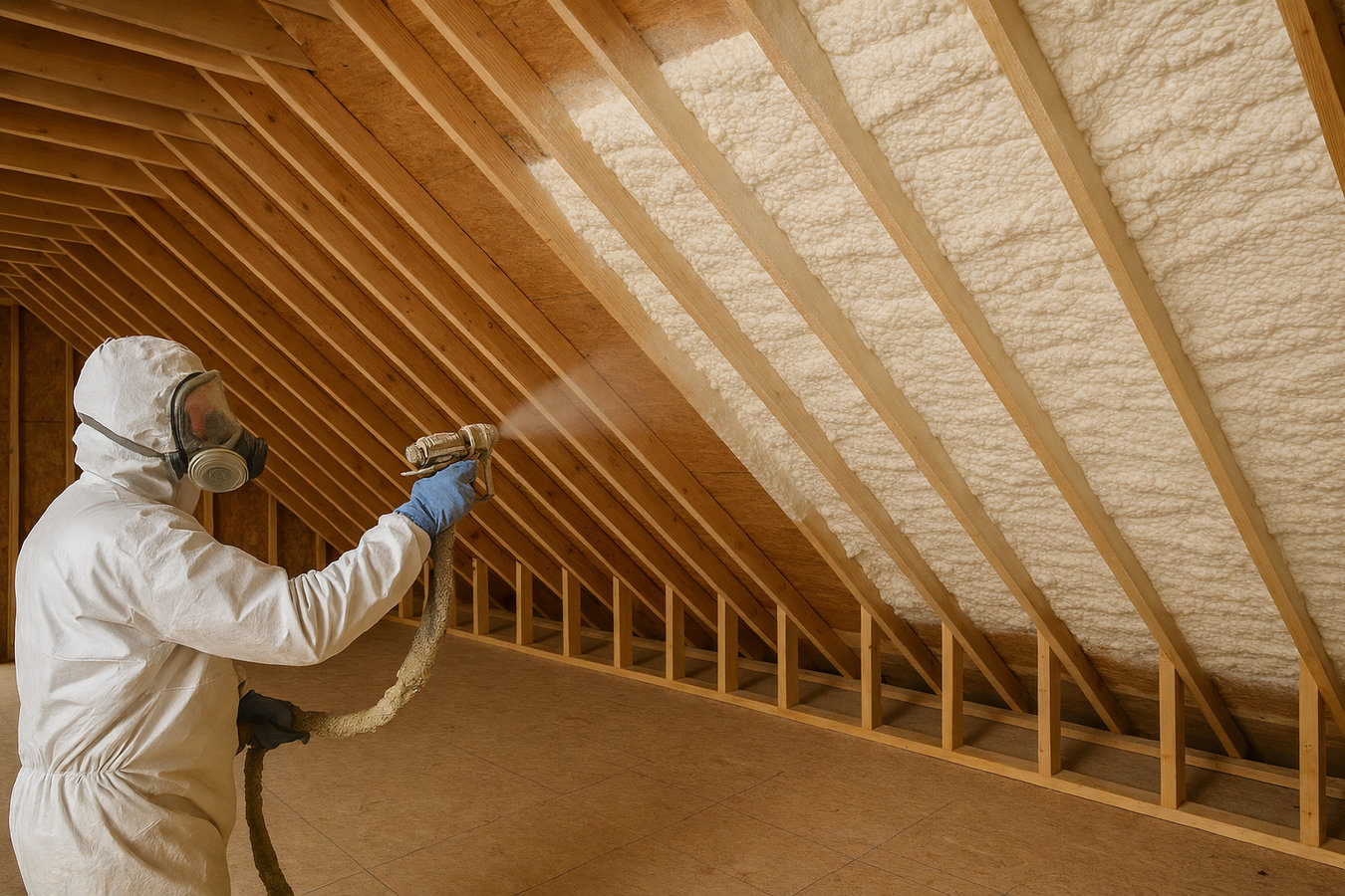Attic air sealing in South Gate, CA