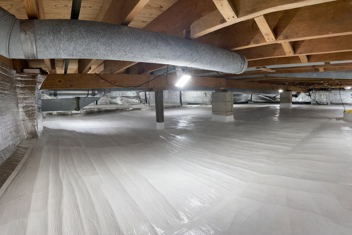 Crawl space insulation